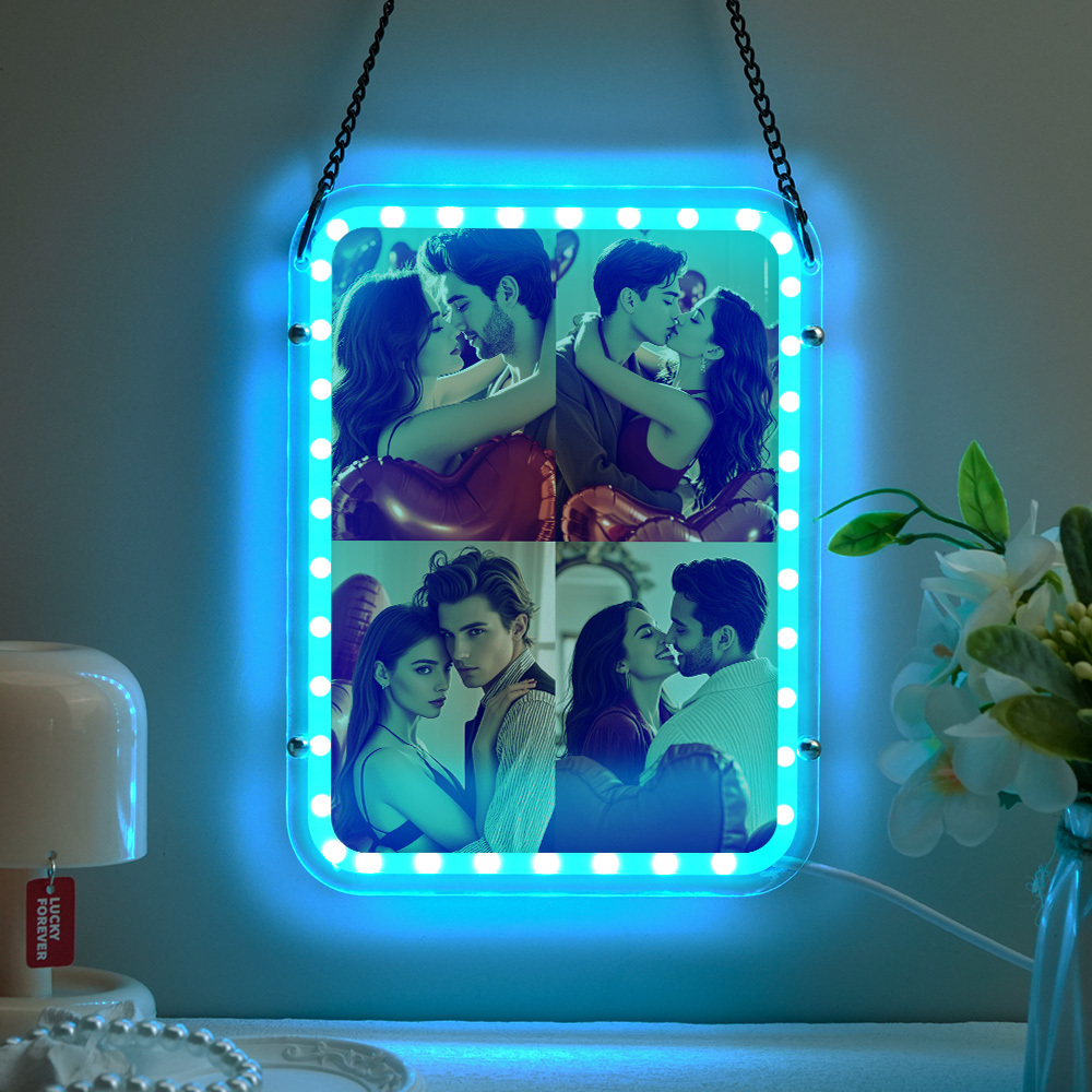 Custom Photo Lamp Custom Hanging Ornament Personalized Photo Home Decor