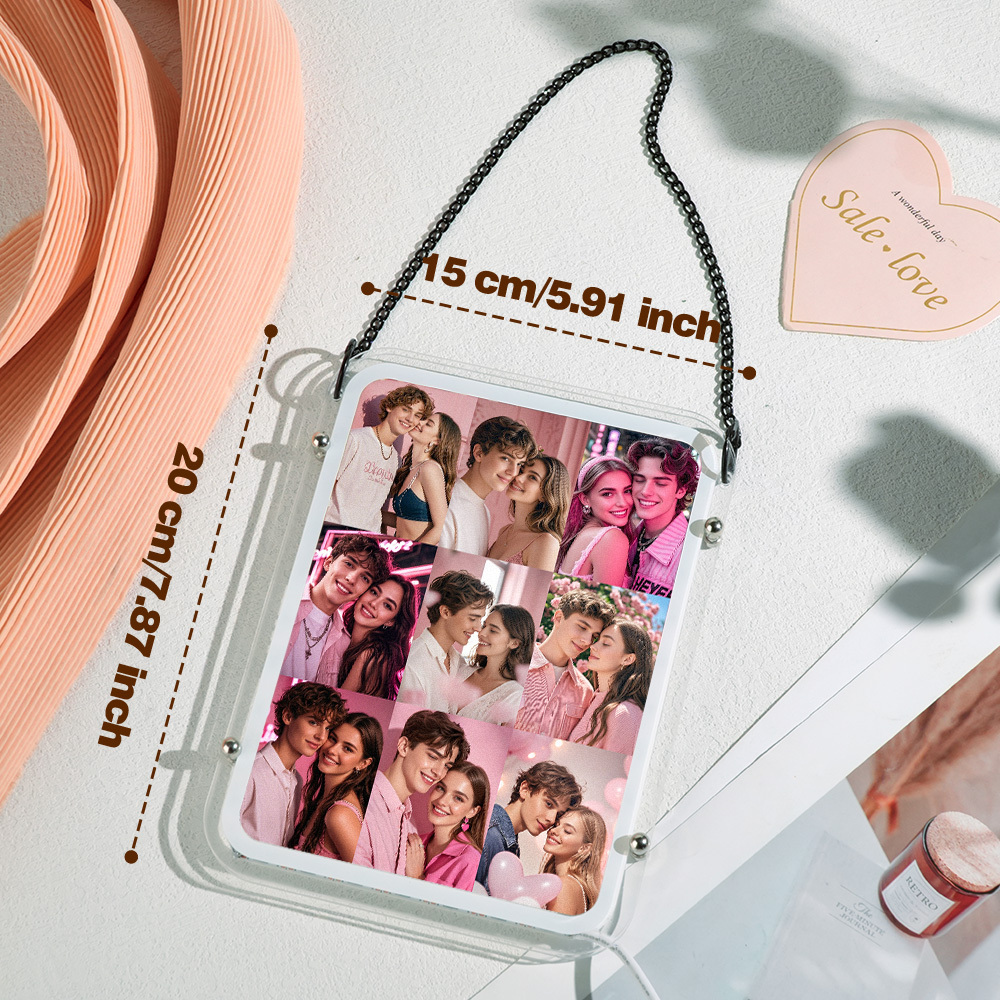 Custom Photo Lamp Custom Hanging Ornament Personalized Photo Home Decor