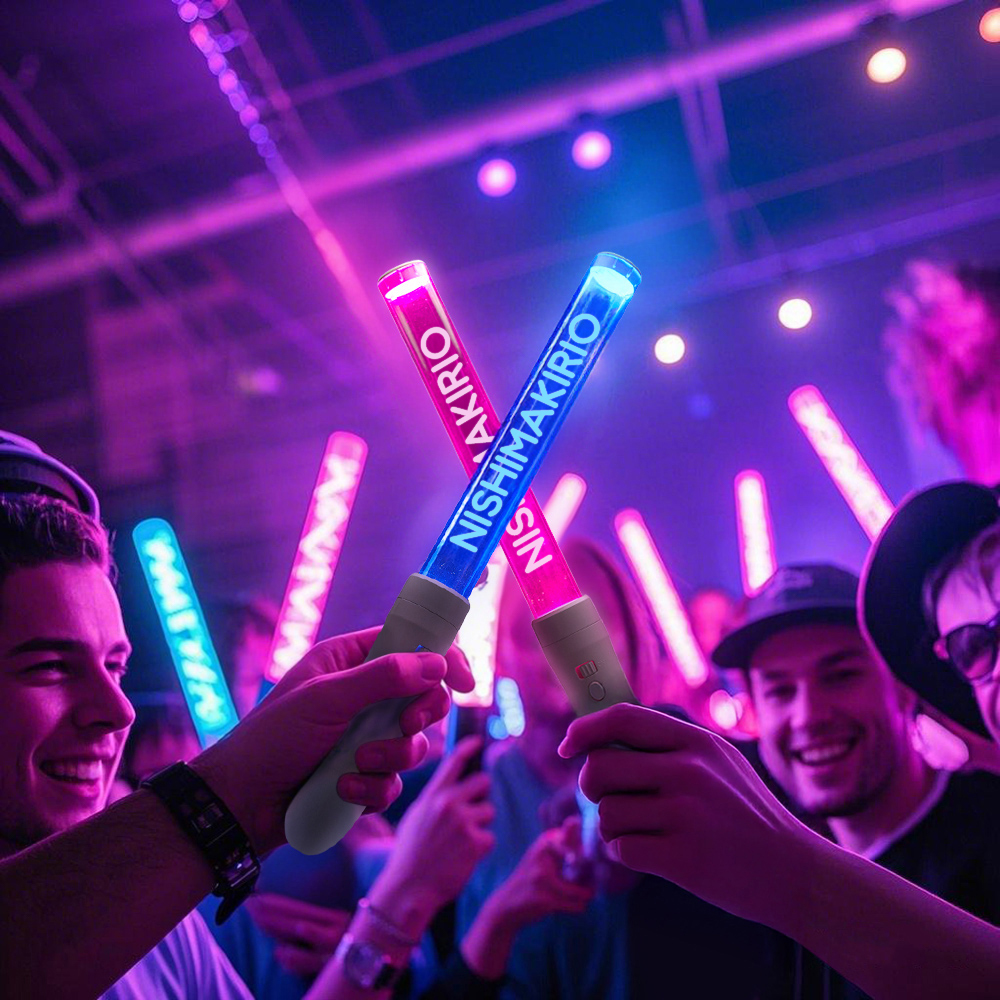 Custom Name Light Stick Personalized Fan Support Baton Custom Name Light