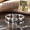 Personalized 3D Embossed Dog Ring Custom 925 Sterling Silver Full Body  German Shepherd Jewelry Memorial Pet Lover Gift