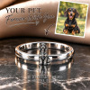 Personalized 3D Embossed Dog Ring Custom 925 Sterling Silver Full Body  Dachshund Jewelry Memorial Pet Lover Gift