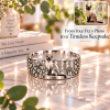 Personalized S925 Sterling Silver 3D Sculpted Siamese Ring Custom Photo Pet Relief Ring Unique Pet Memorial Jewelry Gift for Cat Mom