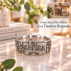 Personalized S925 Sterling Silver 3D Sculpted Bengal Ring Custom Photo Pet Relief Ring Unique Pet Memorial Jewelry Gift for Cat Mom