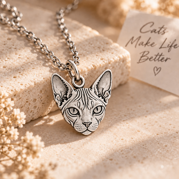Personalized 925 Sterling Silver 3D Relief Pet Head Charm Necklace Custom Dog Cat Portrait Pendant Gift For Pet Lovers