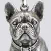 Personalized 925 Sterling Silver 3D Pet Photo Pendant Custom Full Body French Bulldog Figure Necklace Gift For Pet Owners