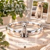 Personalized 3D Embossed Dog Ring Custom 925 Sterling Silver Full Body  Labrador Retriever Jewelry Memorial Pet Lover Gift