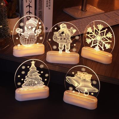 Christmas Gifts Christmas Light Decoration LED Night Lamp Room Table Decor Gifts for Him