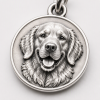 Personalized 925 Sterling Silver Custom 3D Relief Pet Portrait Photo Necklace Urn Cylinder Pendant Pet Loss Memorial Keepsake Jewelry Gift For Pet Lovers