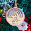Personalized Rainbow Bridge Pet Memorial Ornament Sympathy Gifts for Pet Lovers - PetGiftsCustom