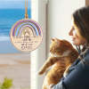 Personalized Rainbow Bridge Pet Memorial Ornament Sympathy Gifts for Pet Lovers - PetGiftsCustom