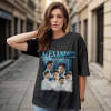 Custom Photo Vintage Tee Personalized Name T-shirt Personalised Christmas Gifts for Family - MyFaceSocksUK