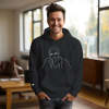 Custom Photo Embroidered Pocket Hoodie Text On Sleeve Colorful Couple Sweatshirt