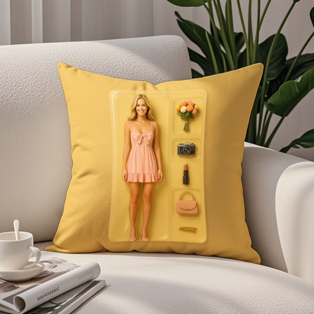 Custom Character Pillow | Toy Box Style Art | Personalized Gift