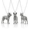 Personalized S925 Sterling Silver 3D Pet Pendant Necklace, Custom Photo to 3D Sculpted Dog & Cat Jewelry, Golden Retriever Memorial Gift for Pet Mom
