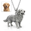 Personalized 3D Dog Photo Necklace Custom 925 Sterling Silver Beagle Pendant Jewelry Gift for Dog Mom