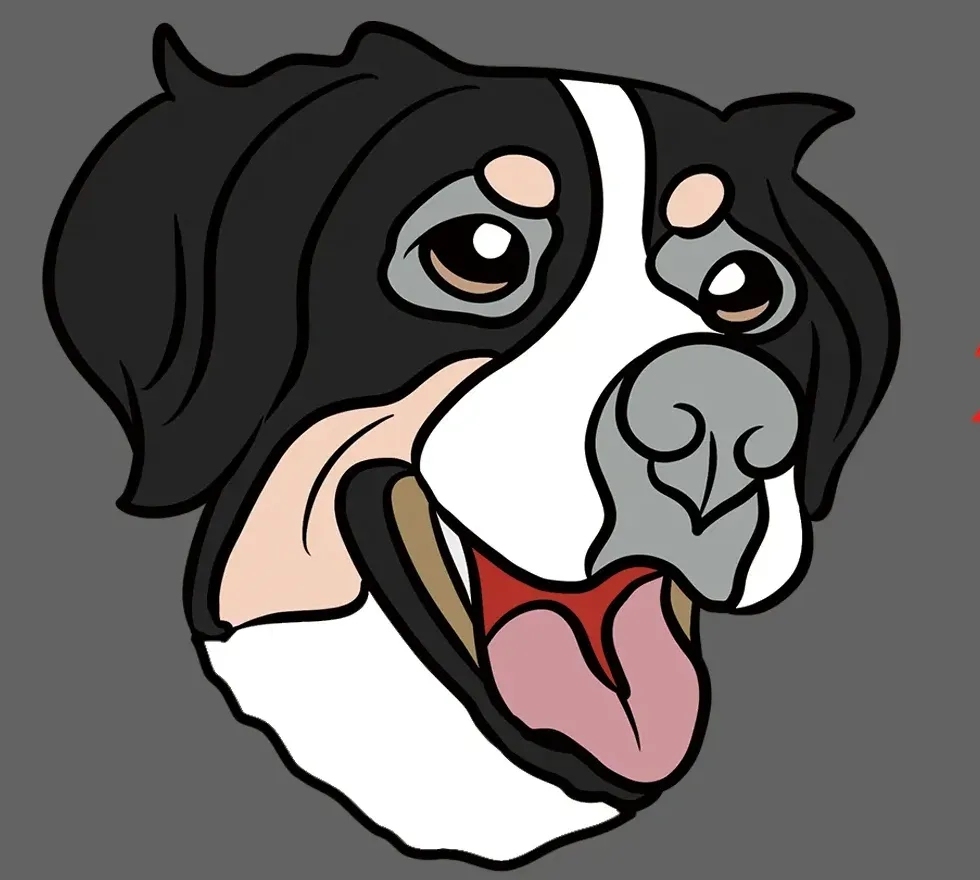 カスタム刺繍ペットの肖像画織スカーフ