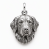 Custom 925 Sterling Silver 3D Pet Photo Portrait Pendant Sculpted Dog Cat Head Charm Memorial Gift For Her