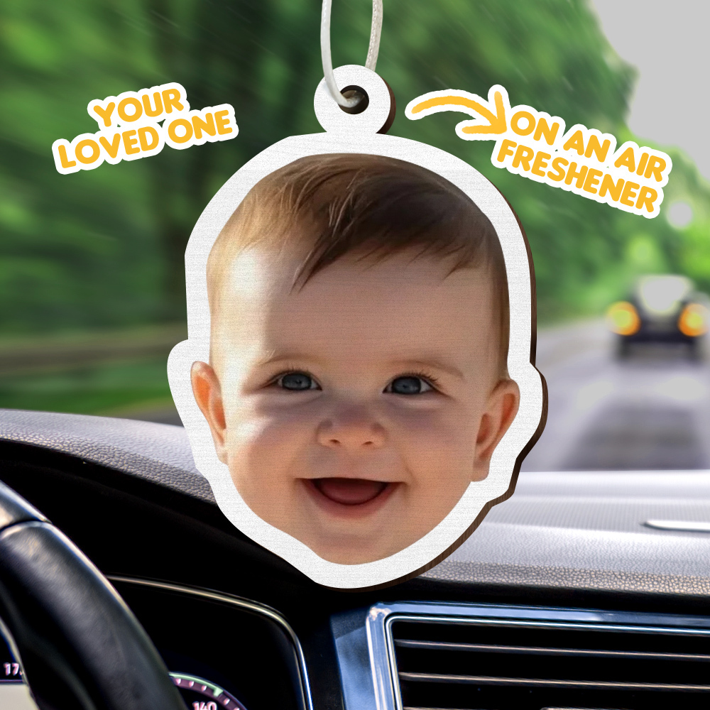 Personalized Photo Car Air Freshener, Custom Air Freshener, Picture Air Freshener, Cute Car Accessories