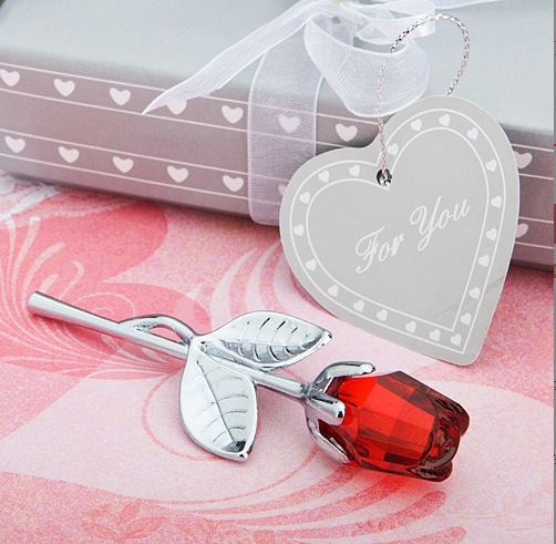 Crystal Roses With Gift Box Gift For Her Wedding Present Valentine's Day gift - Photowatch