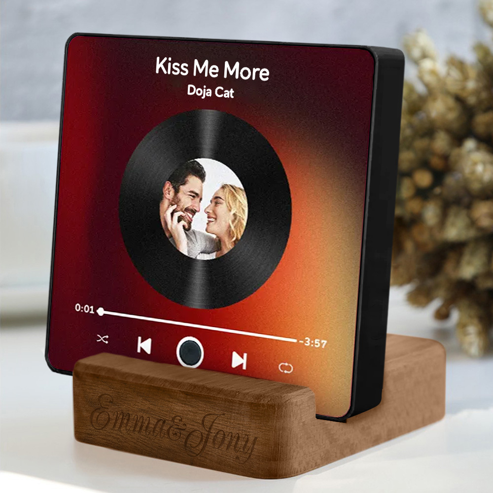 Personalized Photo Album Fridge Magnet Music Wall Photo Sticker Music Movement That Can Be Played Without Cell Phone Music Fridge Magnet Pro Can Play Songs