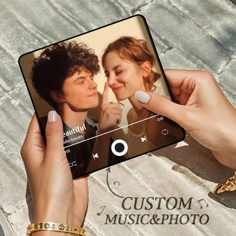 Personalized Photo Album Fridge Magnet Music Wall Photo Sticker Music Movement That Can Be Played Without Cell Phone Music Fridge Magnet Pro Can Play Songs Christmas Gift for Her