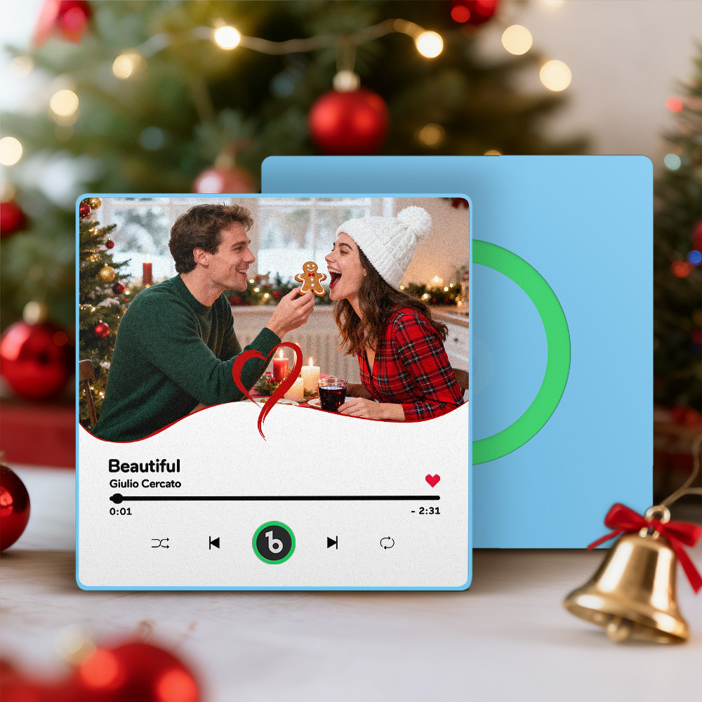 Christmas Gifts Custom Music Fridge Magnets Colorful Frame Album Fridge Magnet Can Play Songs Gift for Her