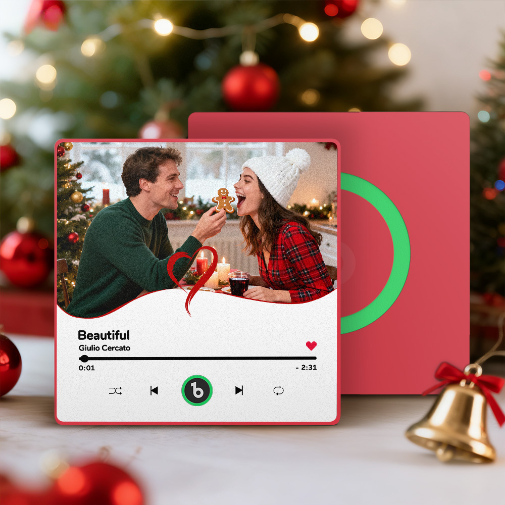 Christmas Gifts Custom Music Fridge Magnets Colorful Frame Album Fridge Magnet Can Play Songs Gift for Her