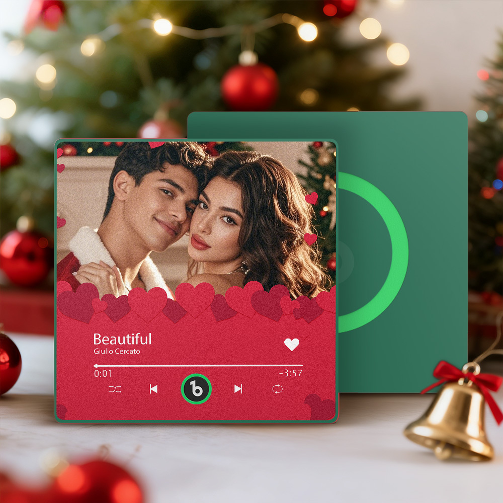 Christmas Gifts Custom Music Fridge Magnets Colorful Frame Album Fridge Magnet Can Play Songs Gift for Her