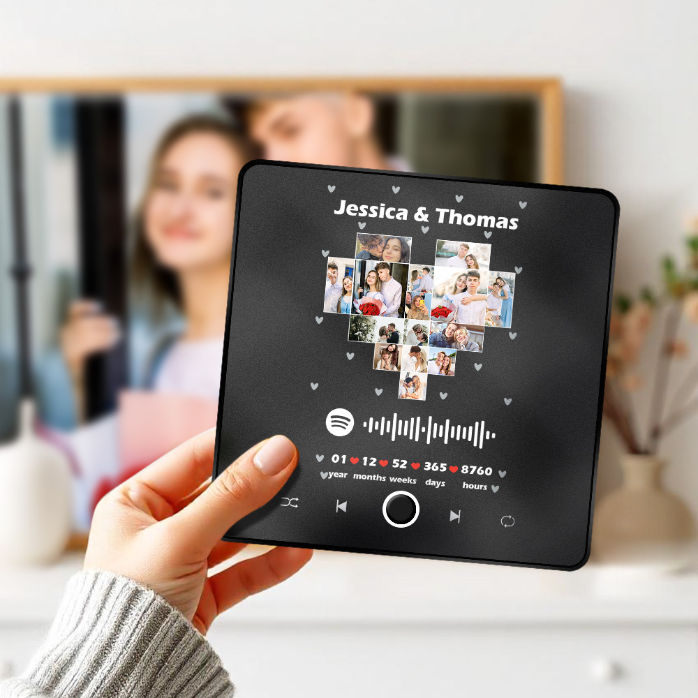 Personalized Photo Album Fridge Magnet Music Wall Photo Sticker Music Movement That Can Be Played Without Cell Phone Music Fridge Magnet Pro Can Play Songs