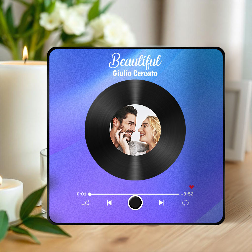 Personalized Photo Album Fridge Magnet Music Wall Photo Sticker Music Movement That Can Be Played Without Cell Phone Music Fridge Magnet Pro Can Play Songs Christmas Gift for Her