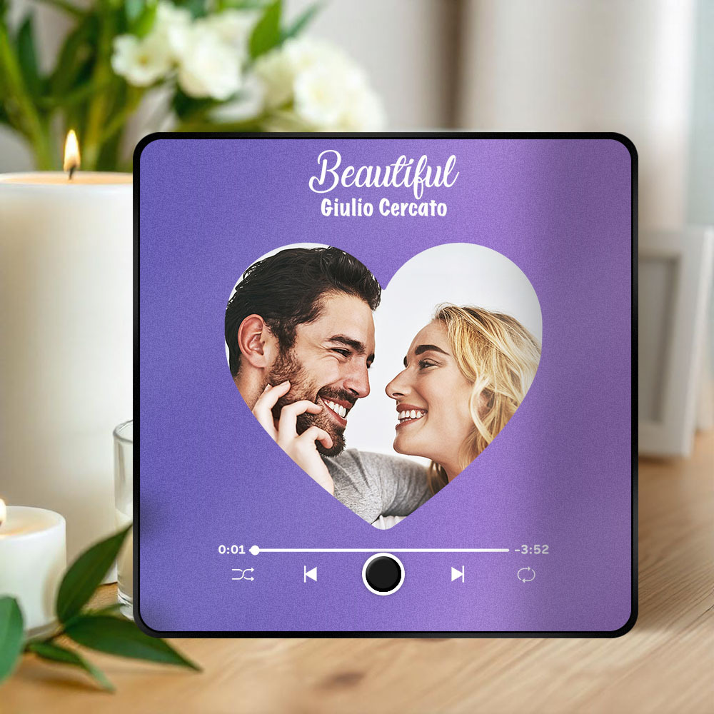 Personalized Photo Album Fridge Magnet Music Wall Photo Sticker Music Movement That Can Be Played Without Cell Phone Music Fridge Magnet Pro Can Play Songs Christmas Gift for Her
