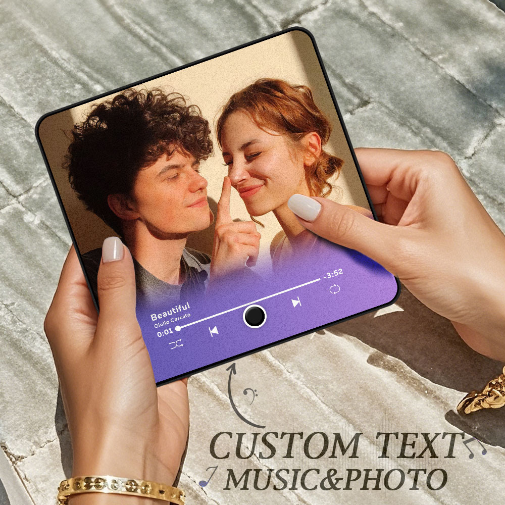 Personalized Photo Album Fridge Magnet Music Wall Photo Sticker Music Movement That Can Be Played Without Cell Phone Music Fridge Magnet Pro Can Play Songs Christmas Gift for Her