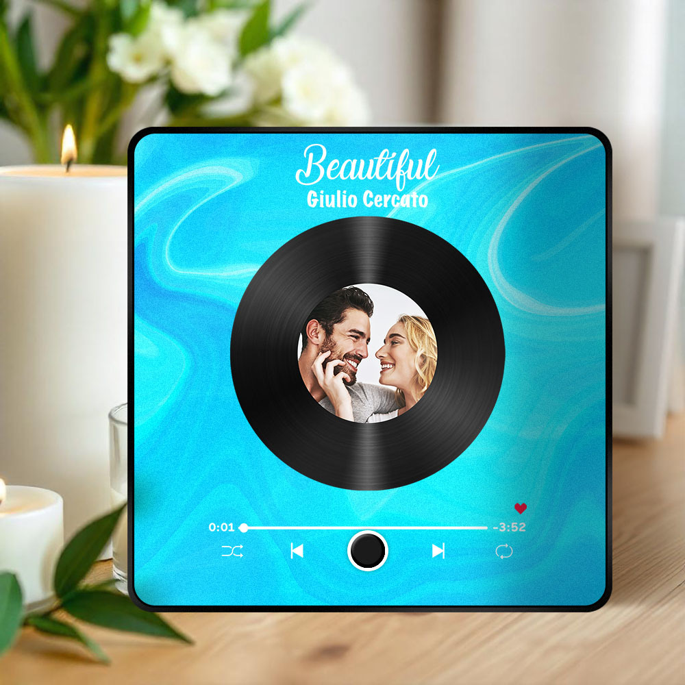 Personalized Photo Album Fridge Magnet Music Wall Photo Sticker Music Movement That Can Be Played Without Cell Phone Music Fridge Magnet Pro Can Play Songs Christmas Gift for Her