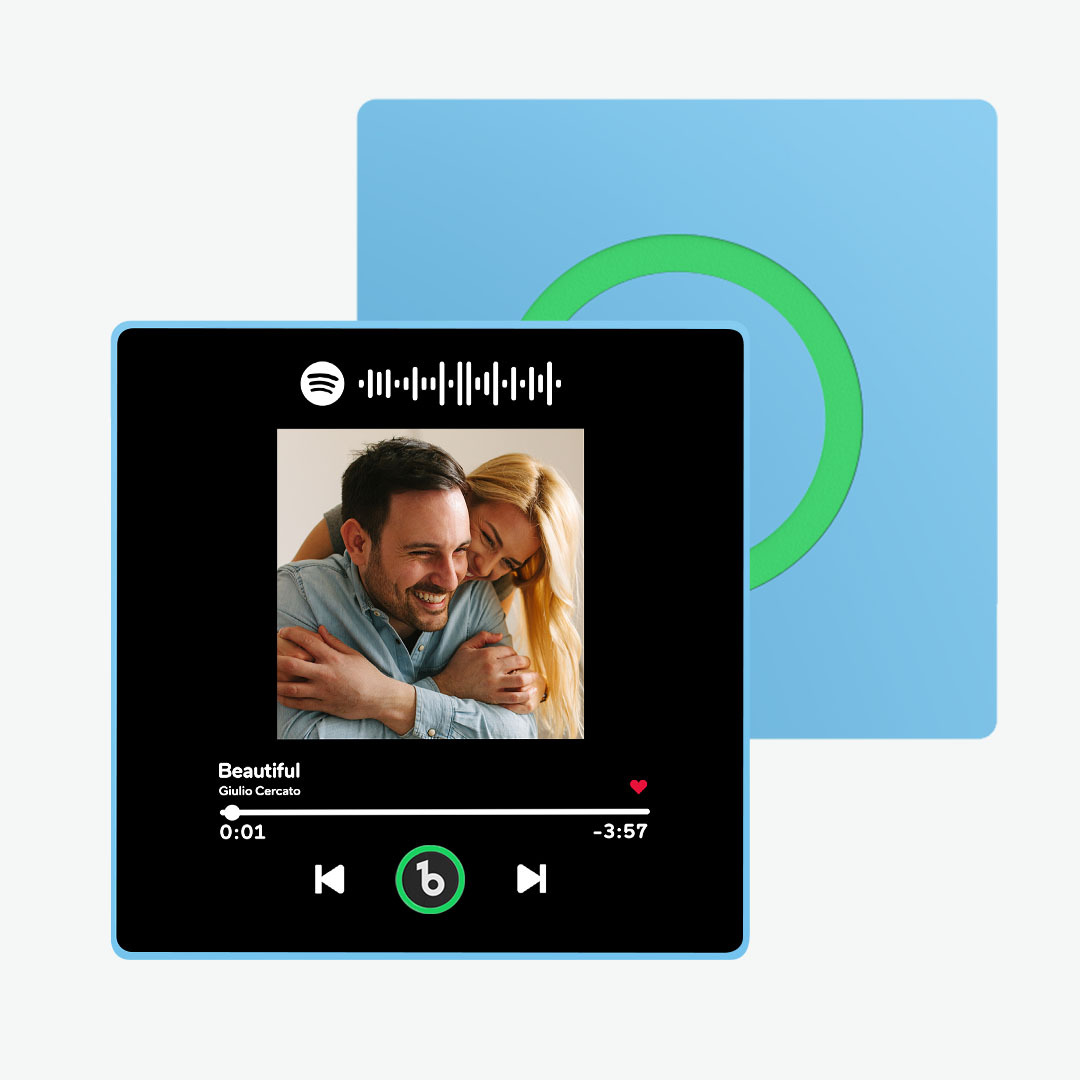 New 4.0 Upgrade Custom Music Fridge Magnet Colorful Frame Album Fridge Magnet Can Play Songs Gift for Couple