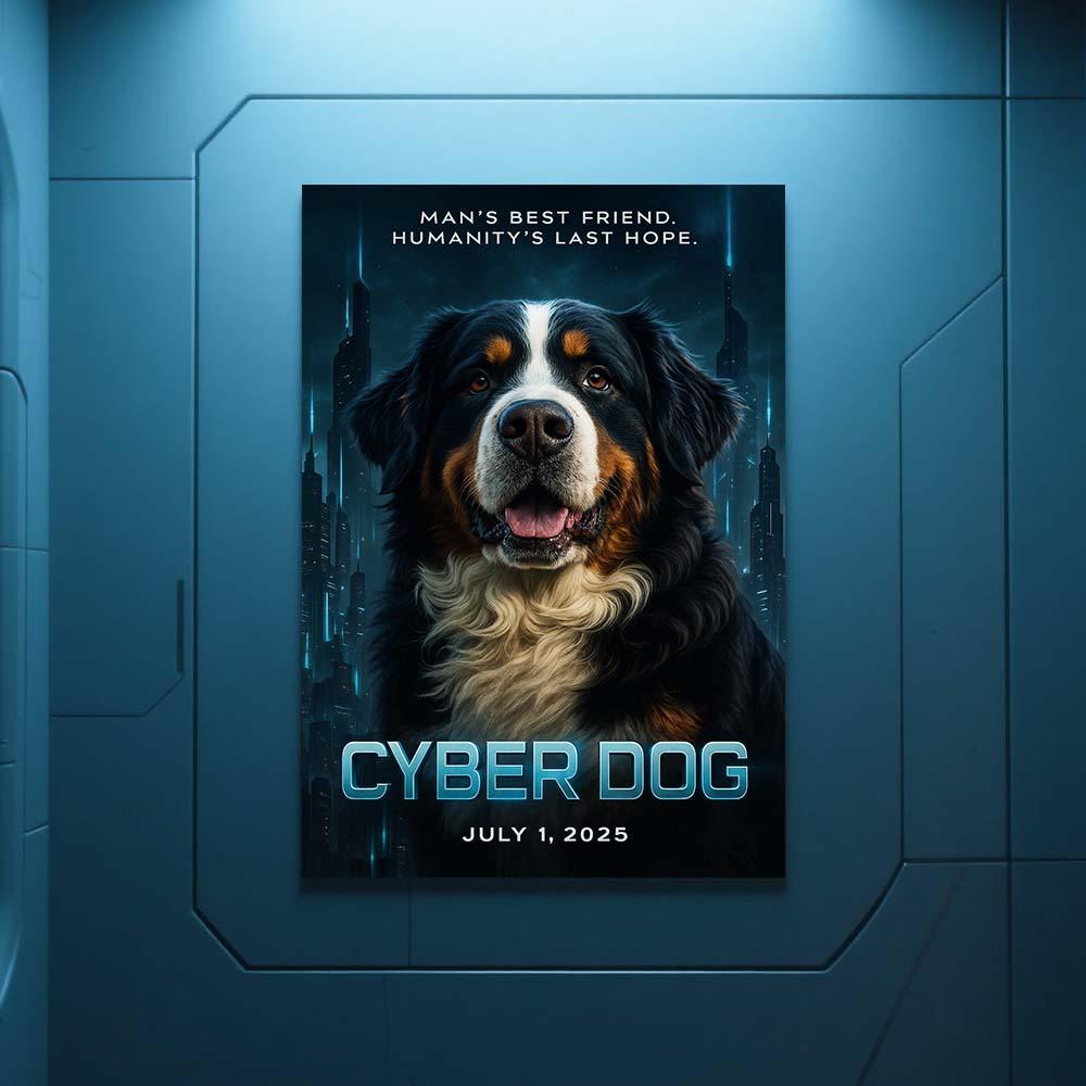 Custom Movie Poster Personalized High-Tech Movie Poster Futuristic Effects Poster Best Movies of All Time Art Poster - CustomPhotoKeychainUK