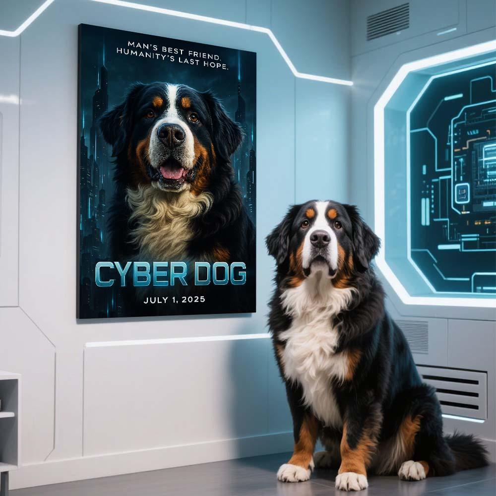Custom Movie Poster Personalized High-Tech Movie Poster Futuristic Effects Poster Best Movies of All Time Art Poster - CustomPhotoKeychainUK