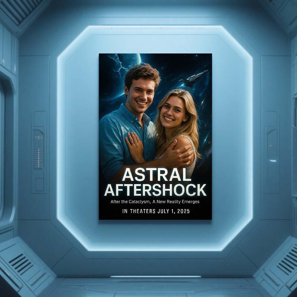 Custom Movie Poster Personalized High-Tech Movie Poster Futuristic Effects Poster Best Movies of All Time Art Poster - CustomPhotoKeychainUK