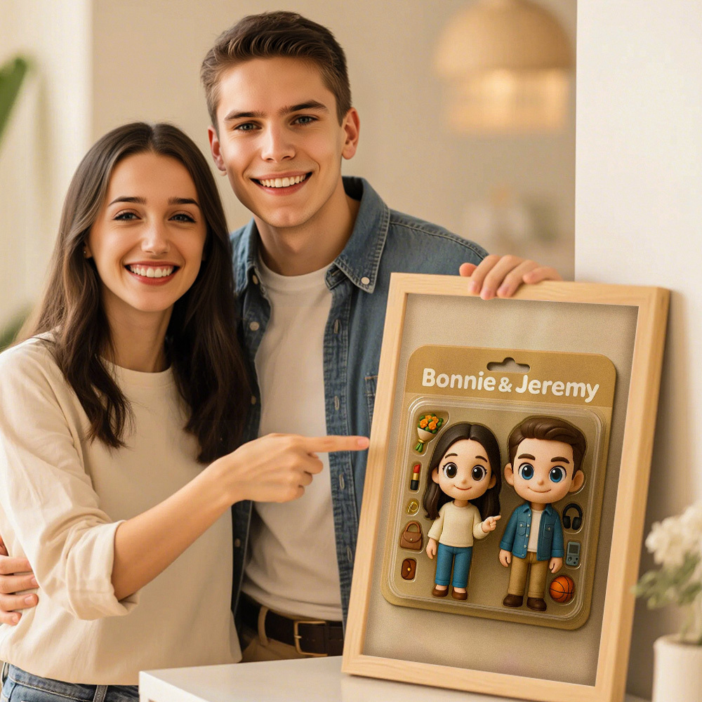 Custom Action Figure Portraits | Personalized Toy Box Art | Custom Photo Frame Decorations - CustomPhotoKeychainUK