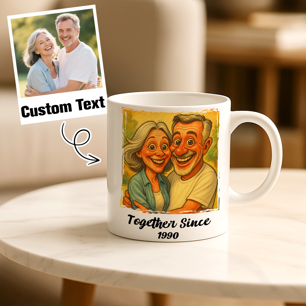 Custom Photo Mug Personalized Anniversary Wedding Gifts For Husband And Wife, Him And Her-I'm Yours No Returns Or Refunds