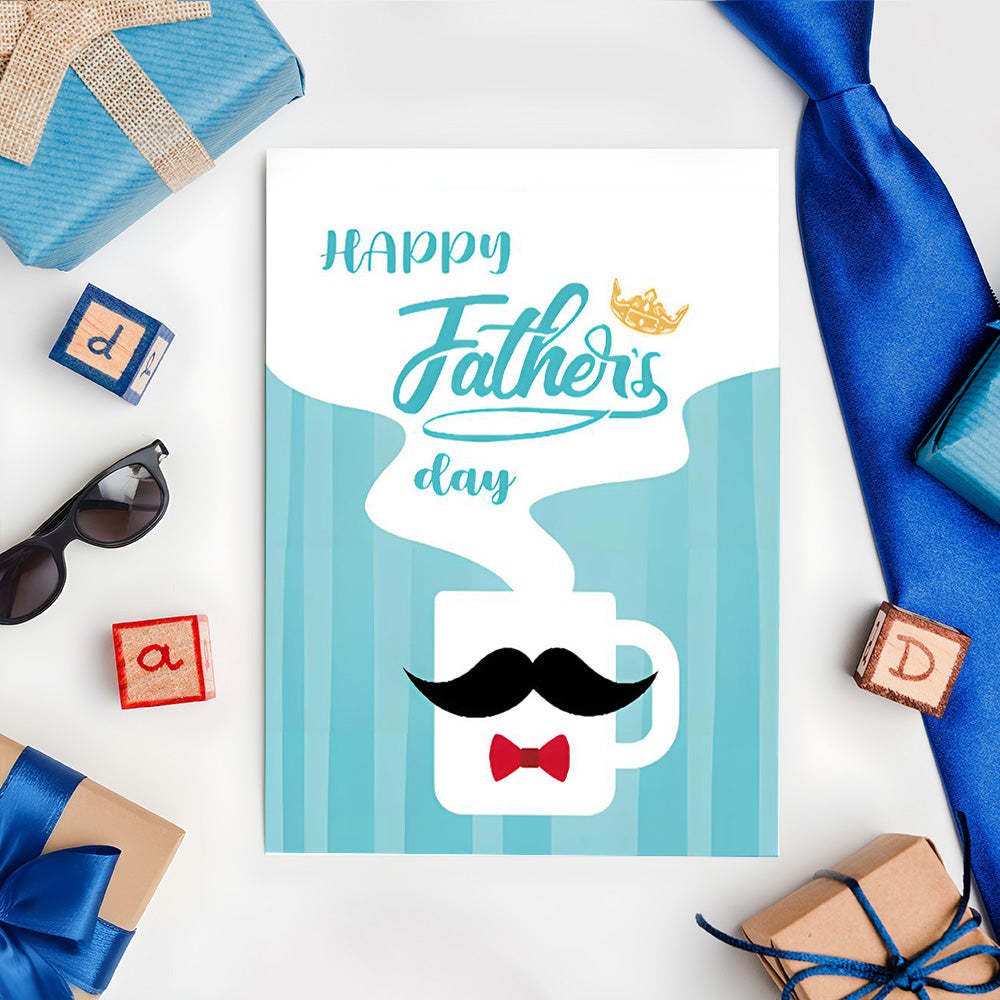 Funny Father's Day Greeting Card World's Best Farter Gifts for Father - customphotokeychain