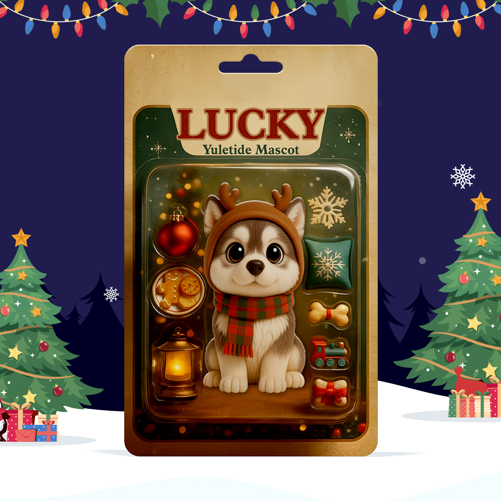 Personalized Squatting Pet Dog Keychain A Heartwarming Holiday Keepsake Unique Gift for Dog Lovers