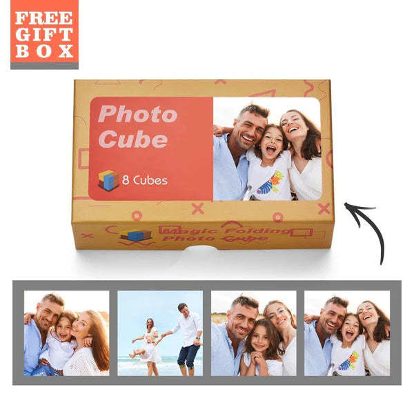 Father's Day Gifts Custom Photo Rubic's Cube Custom Family Photo Cube Multiphoto Colorful Cube Gifts