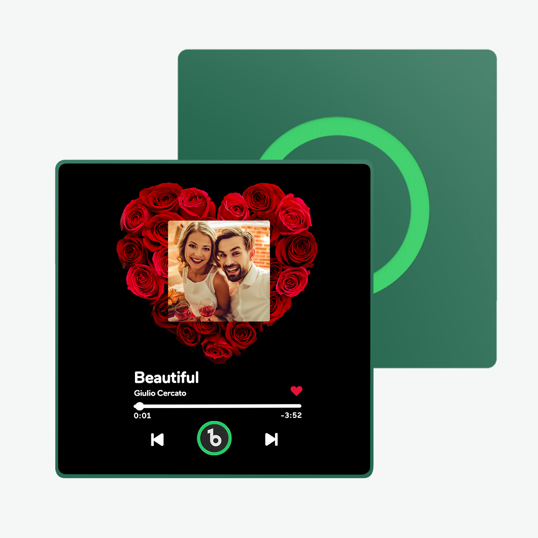 New 4.0 Upgrade Custom Music Fridge Magnet Colorful Frame Album Fridge Magnet Can Play Songs Gift for Couple