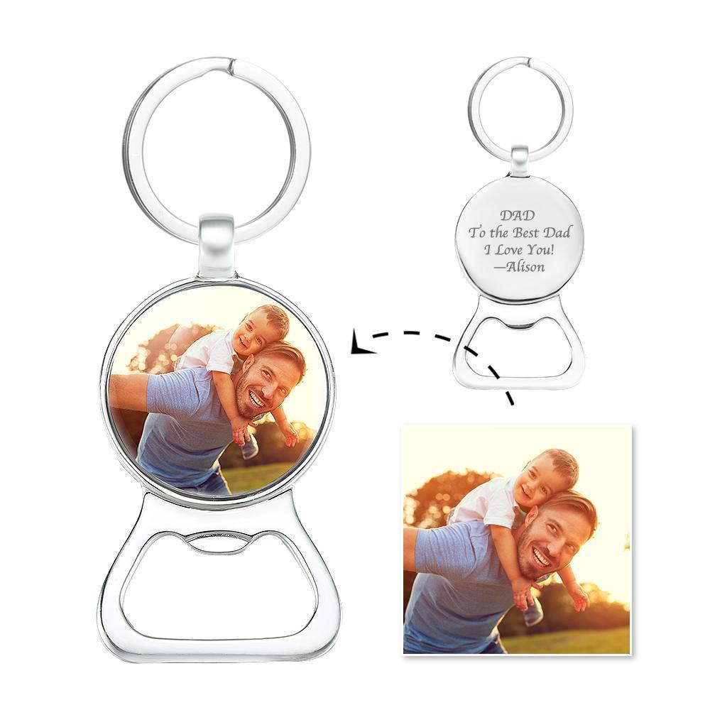 Custom Photo Opener Keyring | Great gift for Father
