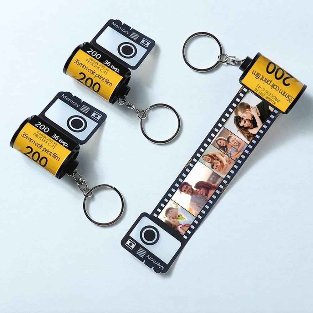 Gifts for Classmates Birthday Gifts Film Keyring Camera Roll Keychain for Graduation Season Personalized Photo Keyring
