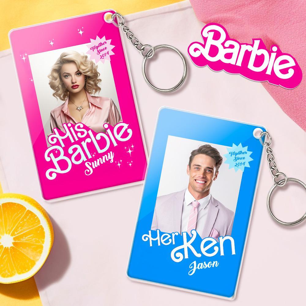 Custom Couple Keychains Personalized Couple Keychains Couple Gifts For Her - customphotokeychain