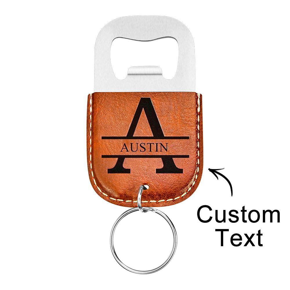 Custom Engraved Keychain Bottle Opener Simple Gifts - customphotokeychain
