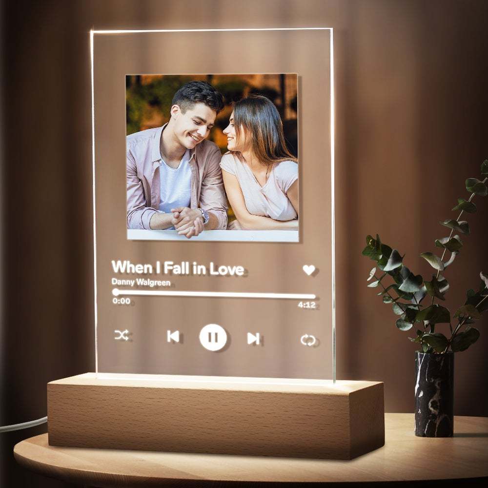 Custom Music Plaque/Keychain/Night Light Gifts for Her