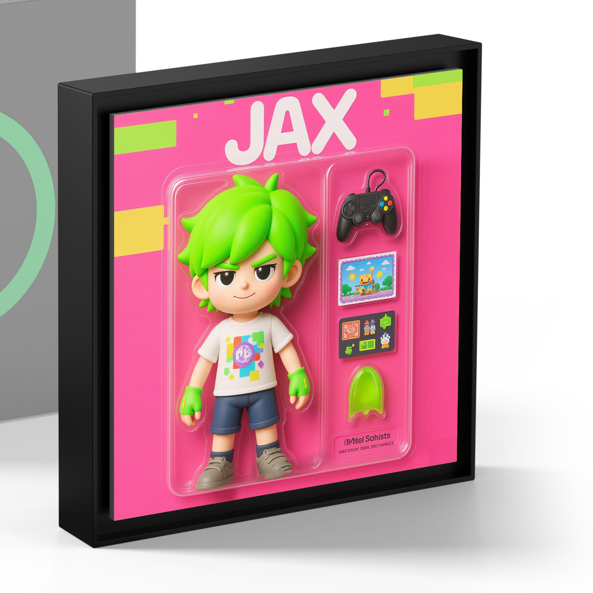 Custom Action Figure AI Photo Personalized Toy Box Art Style Music Fridge Magnets That Can Play Songs Gift for Couple - CustomPhotoKeychainUK