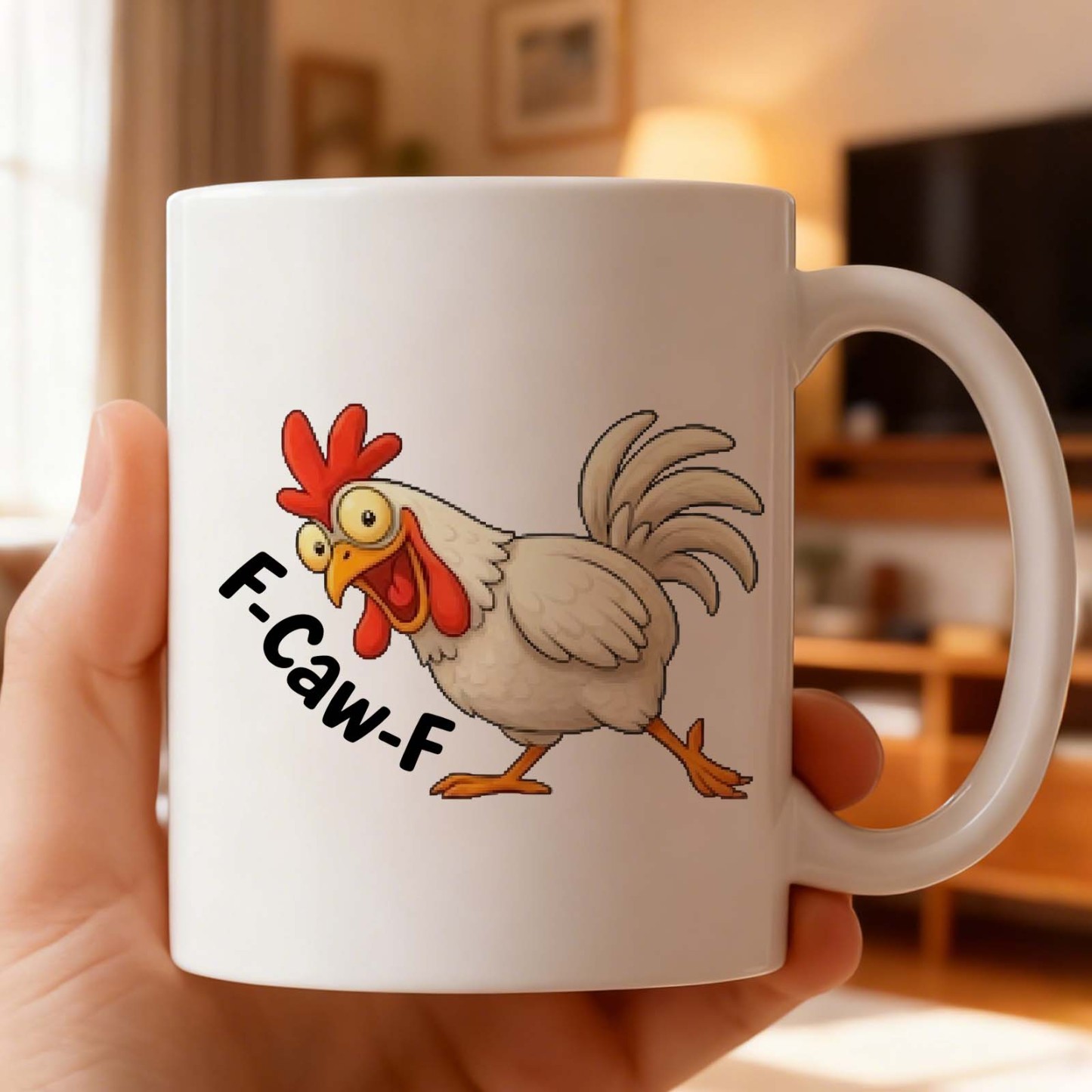 Custom Mug - Personalized Funny Gifts For Best Friends, Family, Coworker, Work Bestie - My Resting Squawk Face